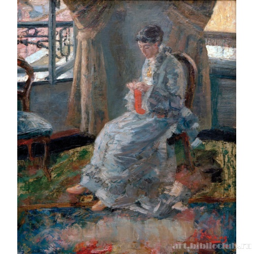 Дама в голубом