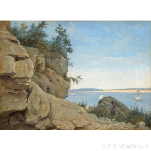 На Волге. Утес