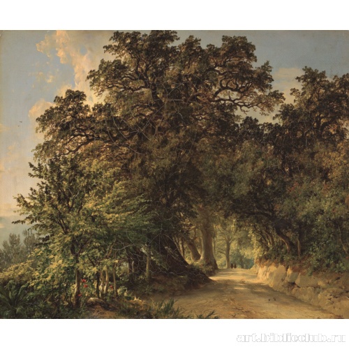 Аллея в Альбано близ Рима