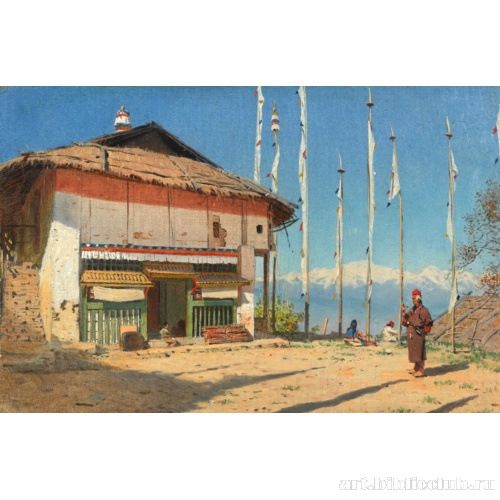 Буддийский храм в Дарджилинге. Сикким