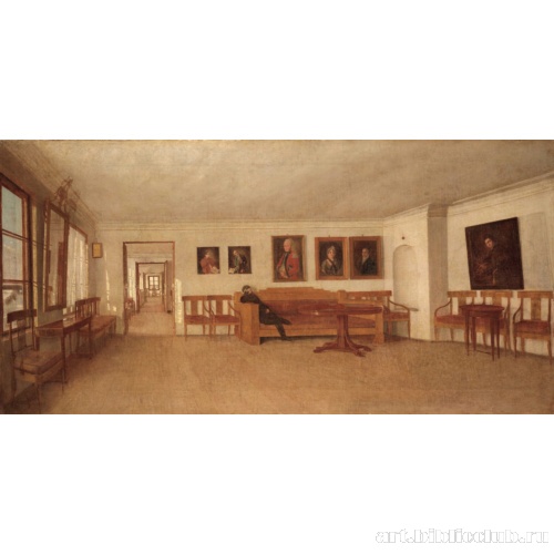 В комнатах у А.А. Семенского в Тверской губернии