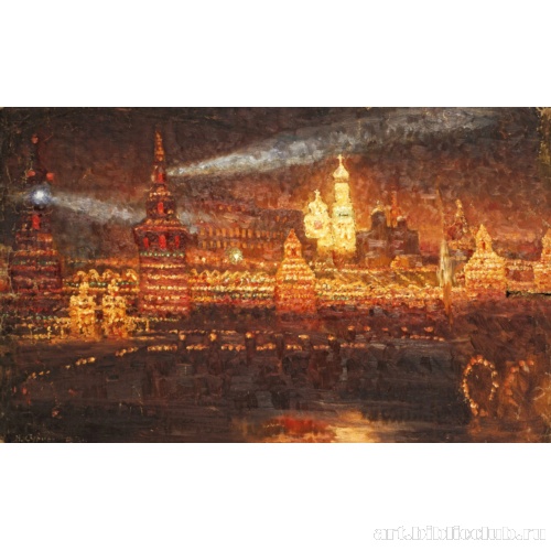 Иллюминация Московского Кремля