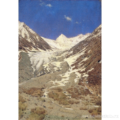 Ледник по дороге из Кашмира в Ладак