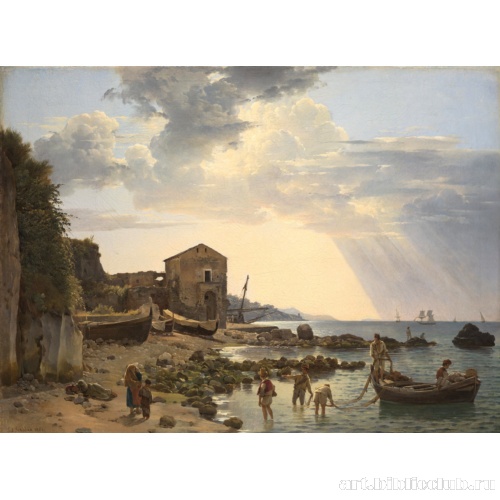 Малая гавань в Сорренто с видом на острова Искья и Прочидо