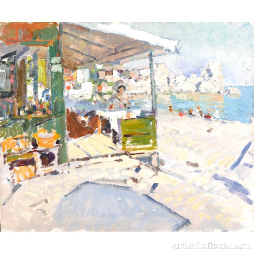 На берегу моря в Крыму