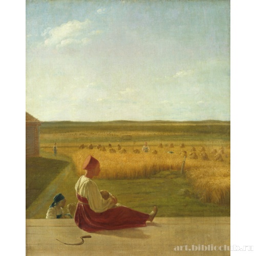 На жатве. Лето