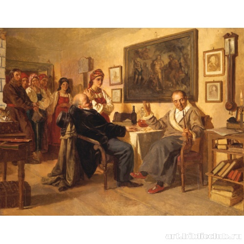 Торг. Сцена из крепостного быта. Из недавнего прошлого