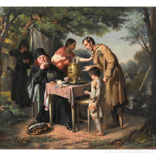 Чаепитие в Мытищах, близ Москвы