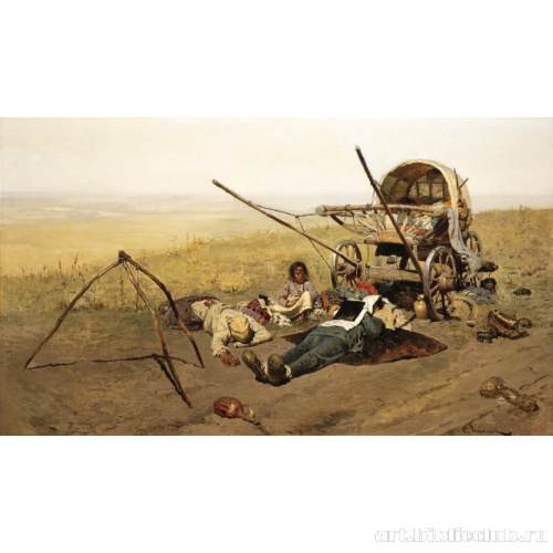 В дороге. Смерть переселенца