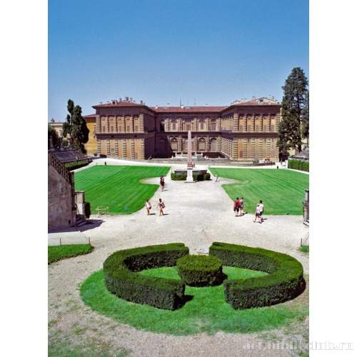 Палаццо Питти. Вид со стороны внутреннего двора