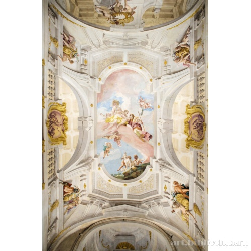 Венера и Адонис. Фресковые росписи плафона и стен в стиле барокко
