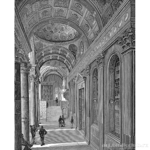 Портик капеллы Пацци (вид с южной стороны)