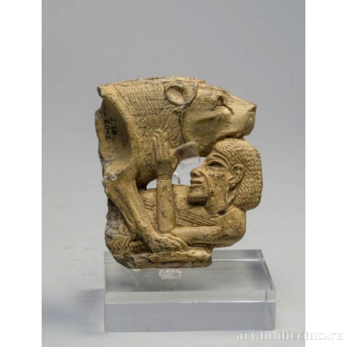 Лев, терзающий азиата 