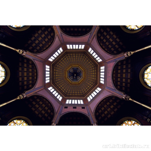 Синагога на улице Румбах. Интерьер. Декорация перекрытия