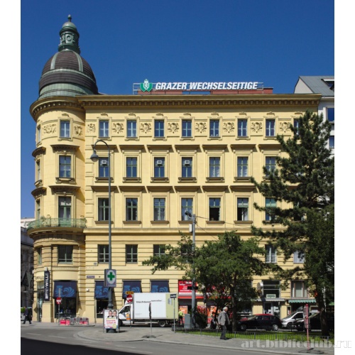 Доходный дом на Лобковицплац, 1. Общий вид