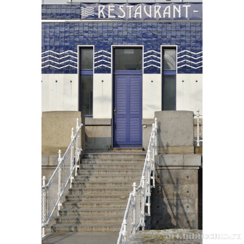 Кайзербадский шлюз на Дунайском канале. Декоративная облицовка здания шлюзных ворот