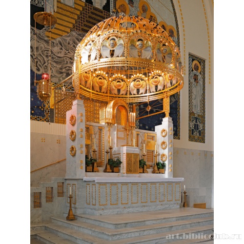 Алтарь с сенью работы Отмара Шимковица