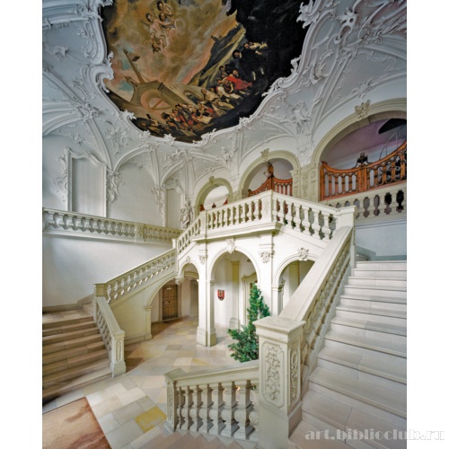 Аббатство Оберцель. Парадная лестница главного флигеля