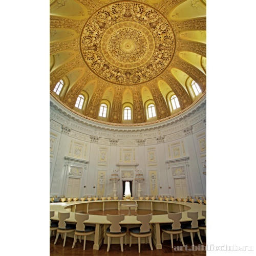 Круглый зал. Интерьер