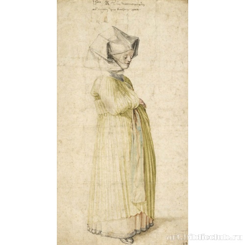 Горожанка Нюрнберга в платье для церкви