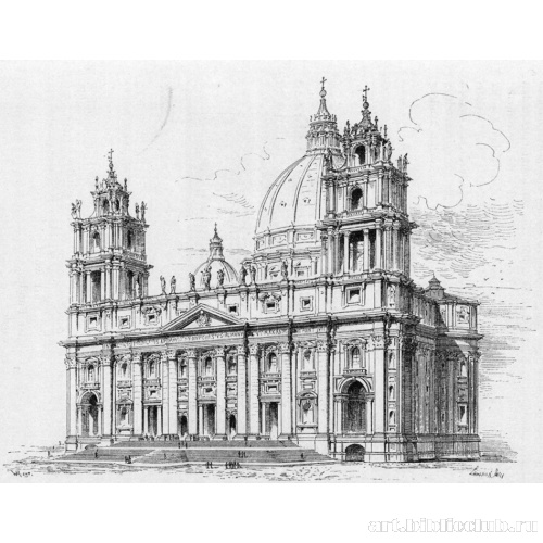Собор Святого Петра с колокольнями, созданными Л. Бернини.