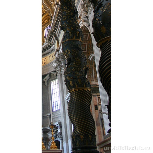 Колонка с витыми каннелюрами