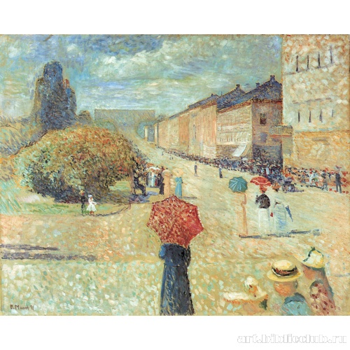 Весенний день на улице Карла Йогана