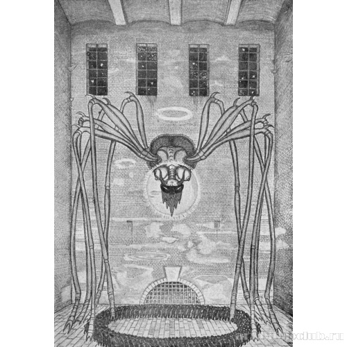 Дьявол. Рисунок для журнала «Золотое руно»