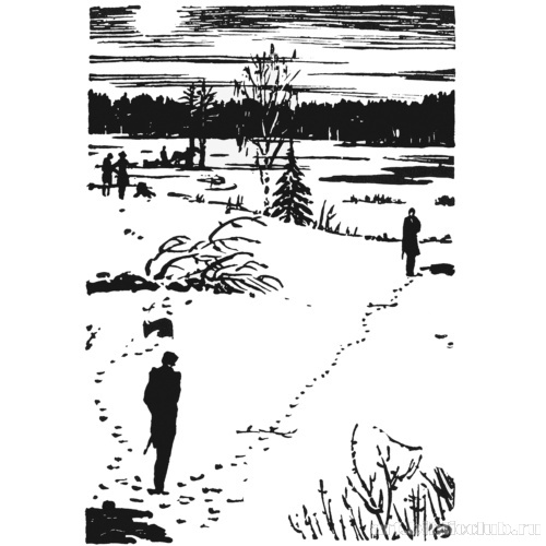 Иллюстрация к роману А.С. Пушкина «Евгений Онегин»