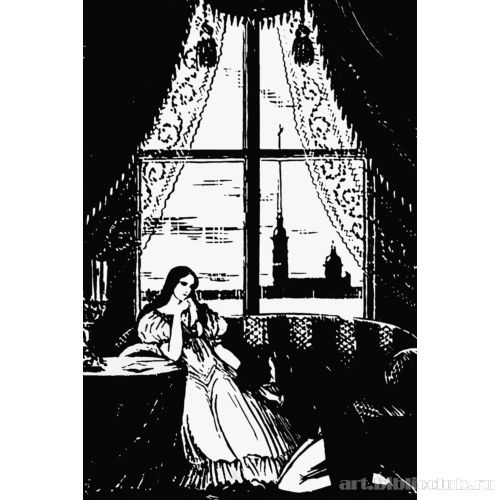 Иллюстрация к роману А.С. Пушкина «Евгений Онегин»