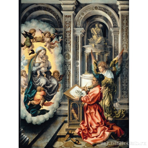 Святой Лука, пишущий Марию