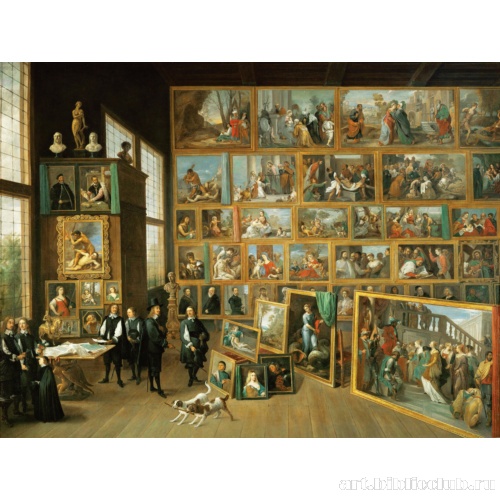 Эрцгерцог Леопольд Вильгельм в своей картинной галерее в Брюсселе