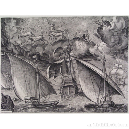 «Морские корабли». Морской корабль между двумя галерами