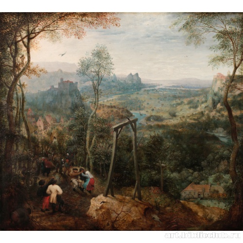 Пейзаж с виселицей (Сорока на виселице)