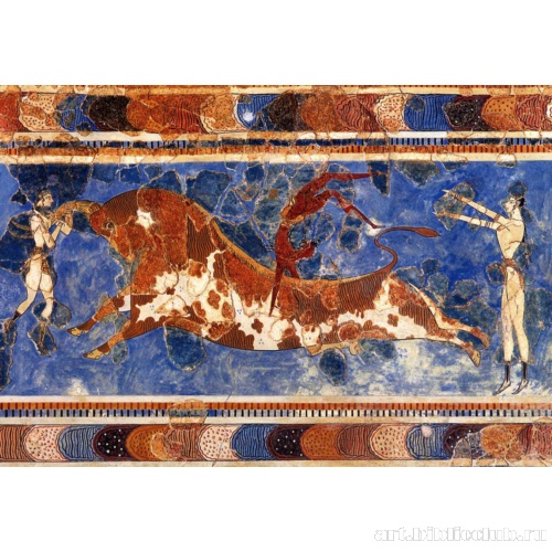 Игры с быком. Фреска из Кносского дворца