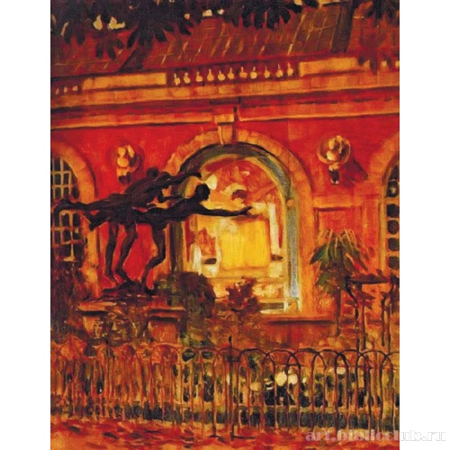 Бегуны в Люксембургском саду, Париж