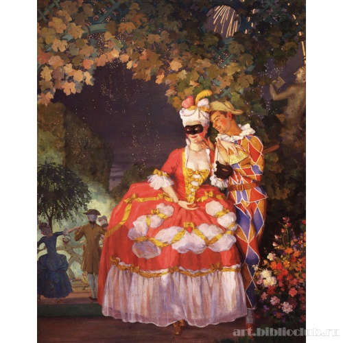 Арлекин и дама