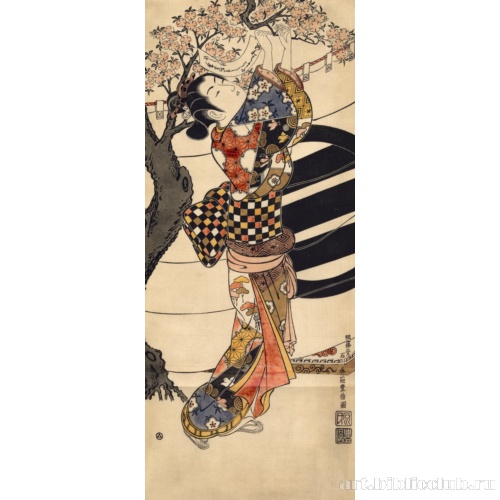 [Развешивание стихов на вишневом дереве]