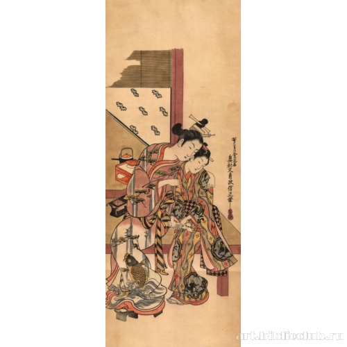 [Две шепчущиеся девушки] / девочки