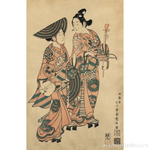 Актеры Оноэ Кикугоро и Накамура Киёсабуро