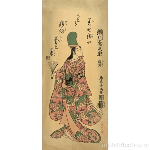 [Мусумэ Додзёдзи, популярный танцор кабуки]