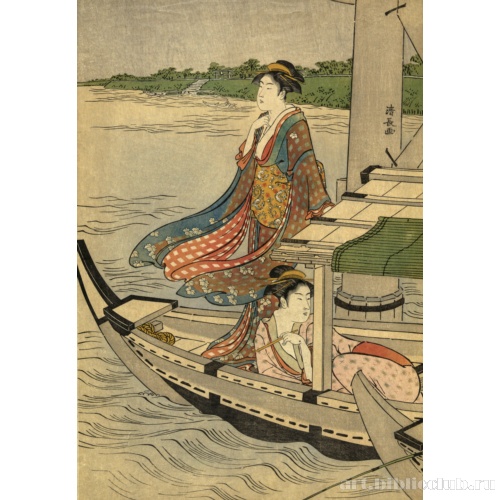 Прохладный вечерний вечер на лодке под мостом Адзума