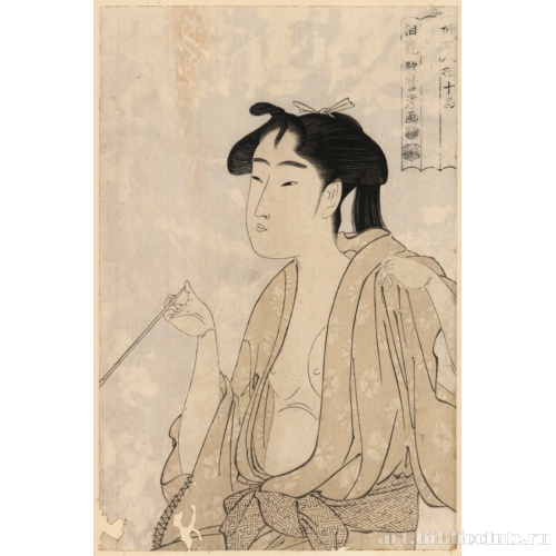 Женщина, курящая трубку