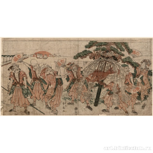 Семь богов счастья в фестивальном облачении