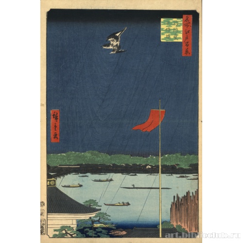 Усадьба Комаката и мост Адзума