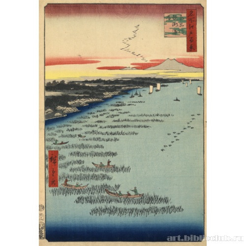 Берег у отмели Самэдзу в Минами в районе Синагава