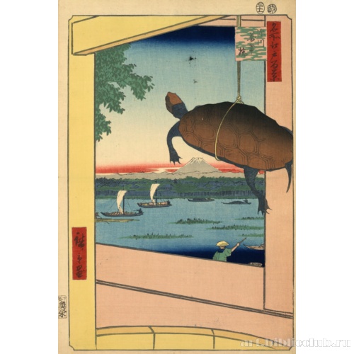 Мост Маннэн в районе Фукагава