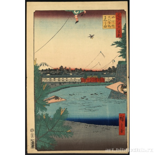 Местность Хибия в районе Сото-Сакурада от квартала Ямасита-тё