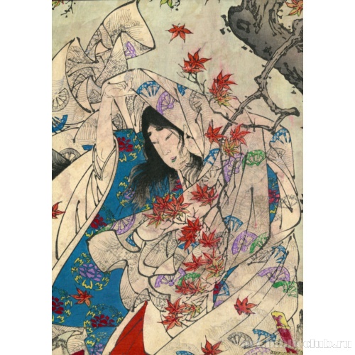 Сбор кленовых листьев