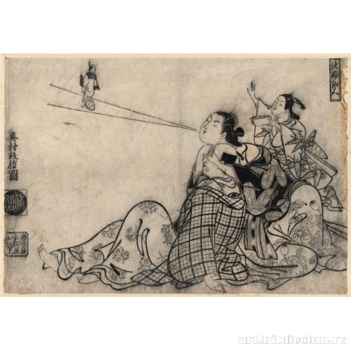 Карикатура на китайского мудреца Тиэкяо